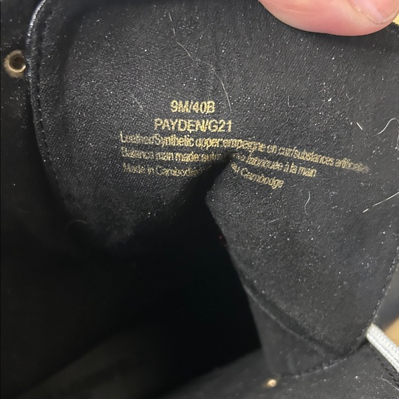 Karl Lagerfeld Black Pearl Studded Combat Boots - Picture 8 of 8